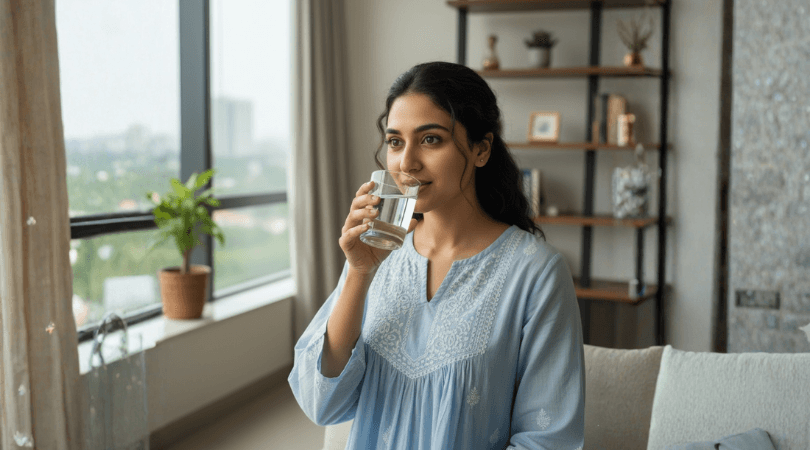 Set a personal daily water target