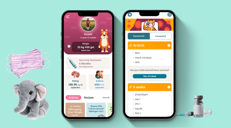 Track your child's symptoms more easily